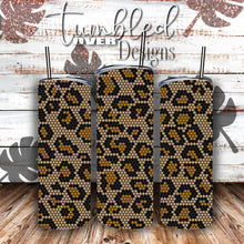 Load image into Gallery viewer, SS16 Rhinestone Template Animals Bundle #2 on 20 ounce Skinny Straight
