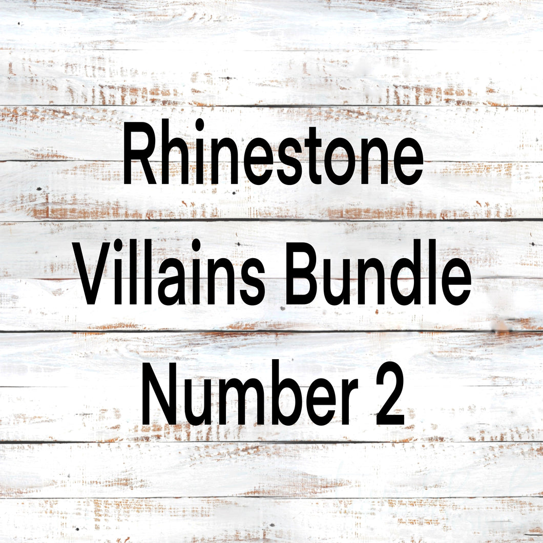 SS16 Rhinestone Templates Villains Bundle Number 2 20 ounce Skinny Straight
