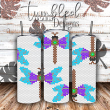 Load image into Gallery viewer, SS16 Rhinestone Template Animals Bundle #2 on 20 ounce Skinny Straight
