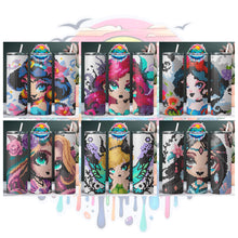 Load image into Gallery viewer, SS16 Rhinestone Template Goth Watercolor Princess Bundle 20 ounce Skinny Straight Day 7
