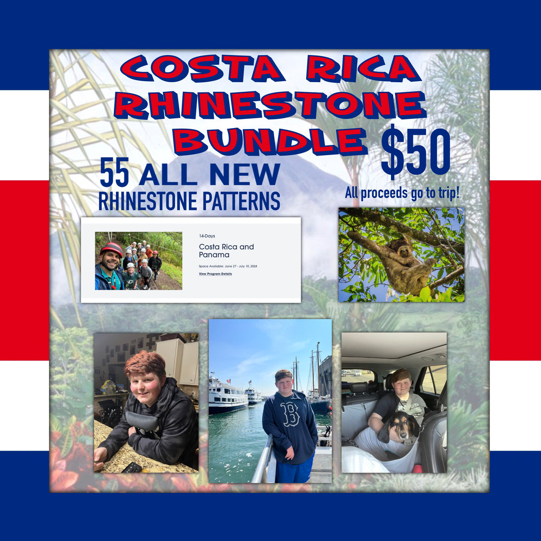 Costa Rica Rhinestone Bundle