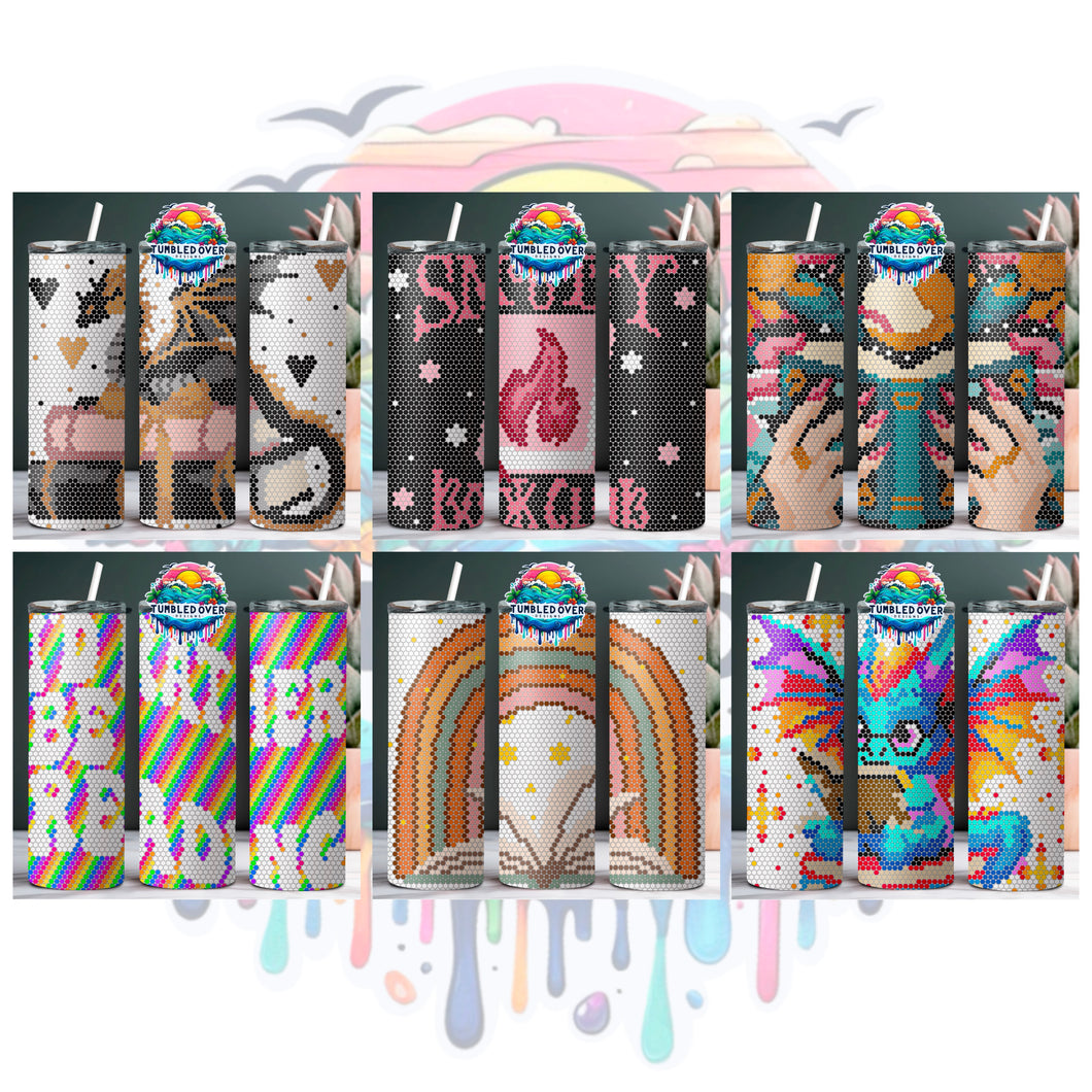 Vacation 2 SS16 Rhinestone Template Bookish 20 ounce Skinny Straight Day 2
