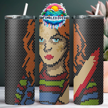 Load image into Gallery viewer, Vacation 2 SS16 Rhinestone Template Vintage Horror Girls 20 ounce Skinny Straight Day 5
