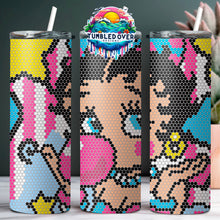 Load image into Gallery viewer, Vacation 2 SS16 Rhinestone Template 80’s Baby 20 ounce Skinny Straight Day 8
