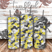 Load image into Gallery viewer, SS16 Rhinestone Template Camouflage Bundle on 20 ounce Skinny Straight
