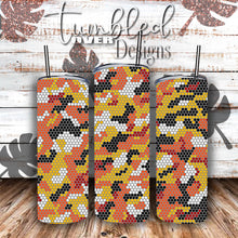 Load image into Gallery viewer, SS16 Rhinestone Template Camouflage Bundle on 20 ounce Skinny Straight
