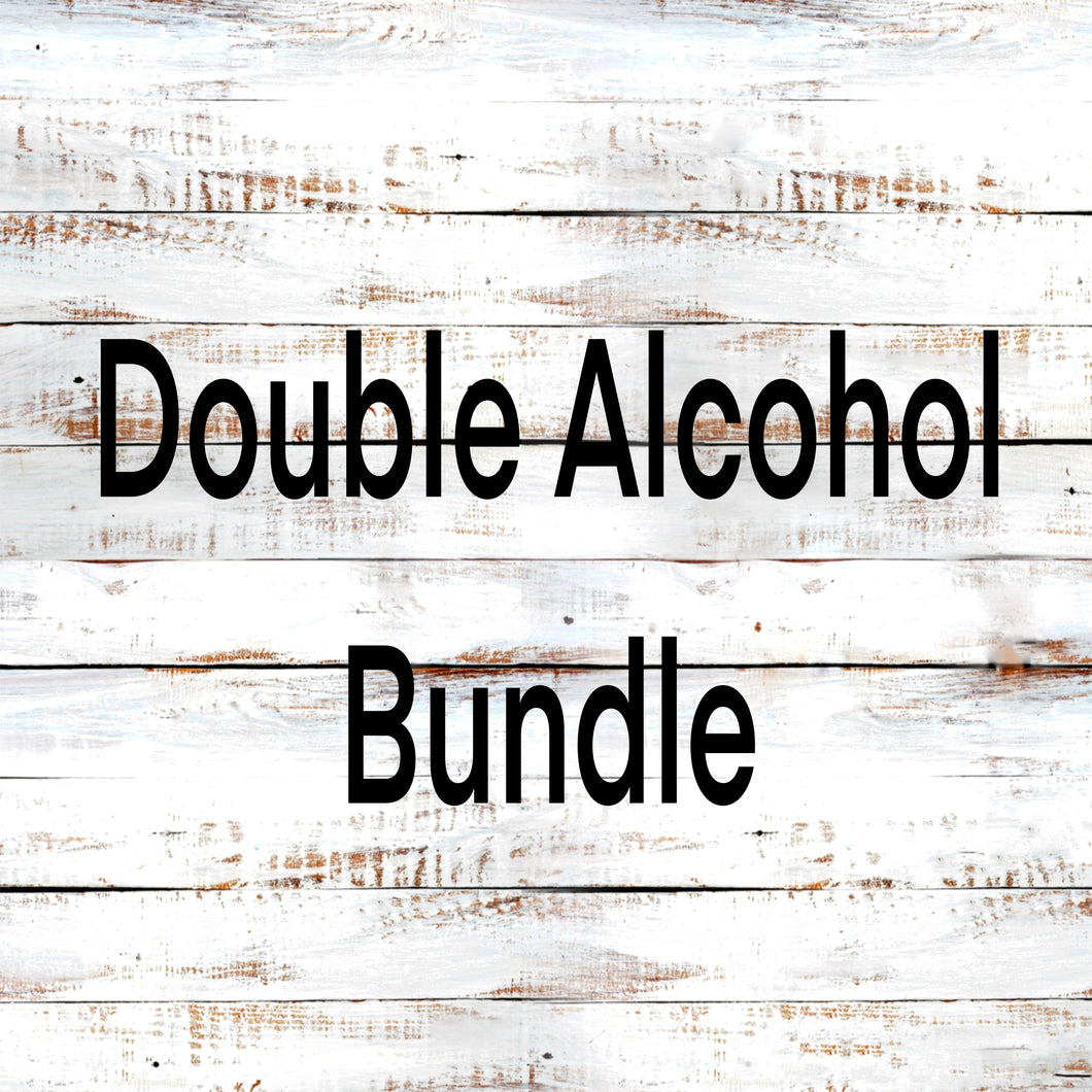 SS16 Rhinestone Template Double Alcohol on 20 ounce Skinny Straight
