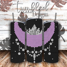 Load image into Gallery viewer, SS16 Rhinestone Template Witchy Things on 20 ounce Skinny Straight

