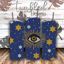 Load image into Gallery viewer, SS16 Rhinestone Template Witchy Things on 20 ounce Skinny Straight

