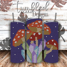 Load image into Gallery viewer, SS16 Rhinestone Template Witchy Things on 20 ounce Skinny Straight
