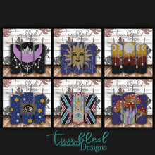 Load image into Gallery viewer, SS16 Rhinestone Template Witchy Things on 20 ounce Skinny Straight
