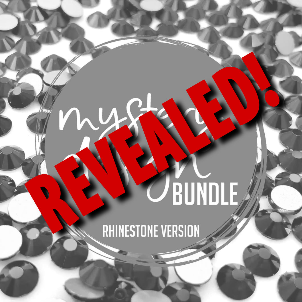Mystery Digital Design Pack Rhinestone Version Listing 8 20 Ounce