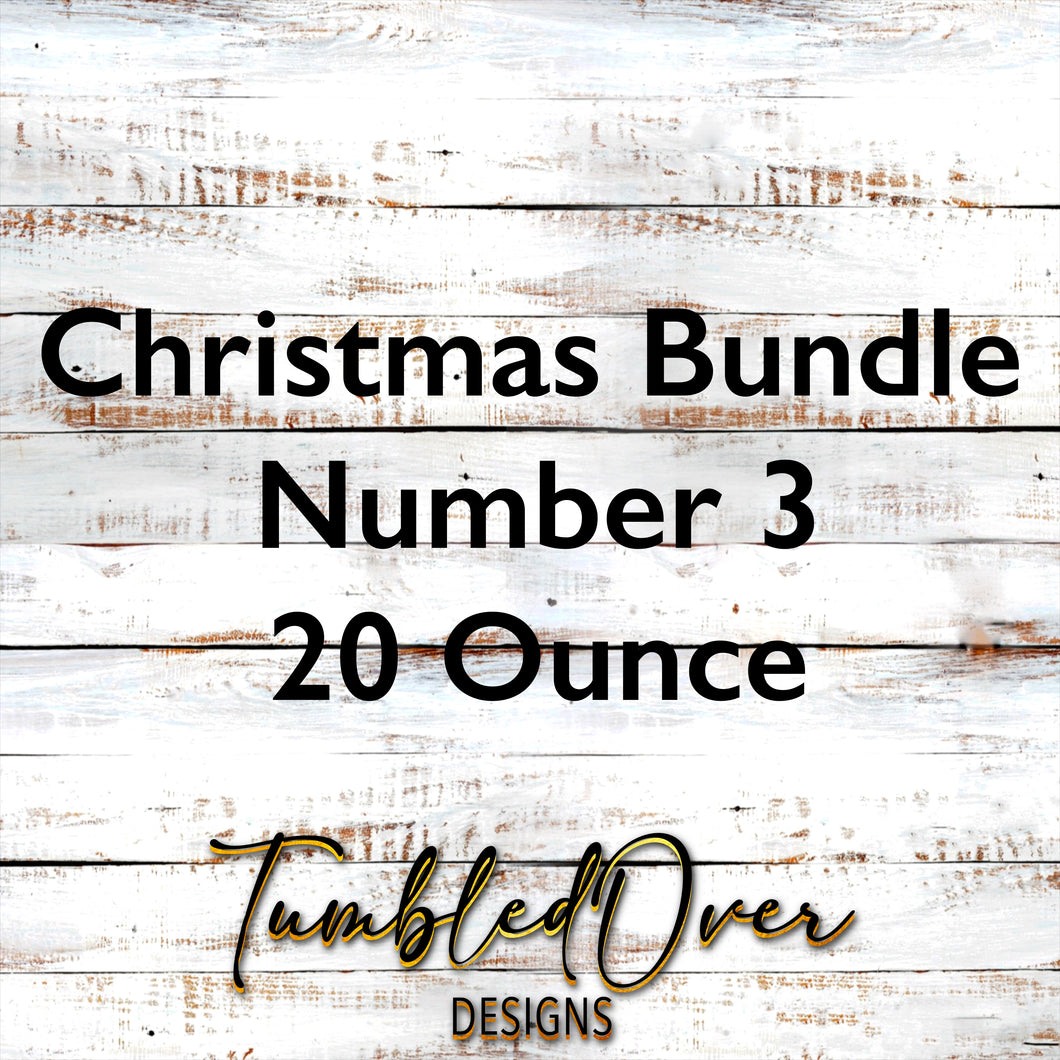 SS16 Rhinestone Template Christmas Bundle 3 on 20 ounce Skinny Straight