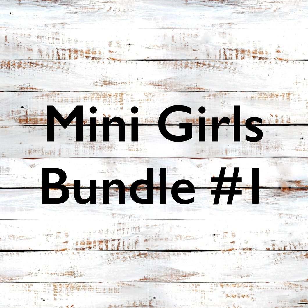 SS16 Rhinestone Mini Bundle Girls #1 on 20 ounce Skinny Straight