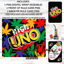 Load image into Gallery viewer, High Uno Game Printables
