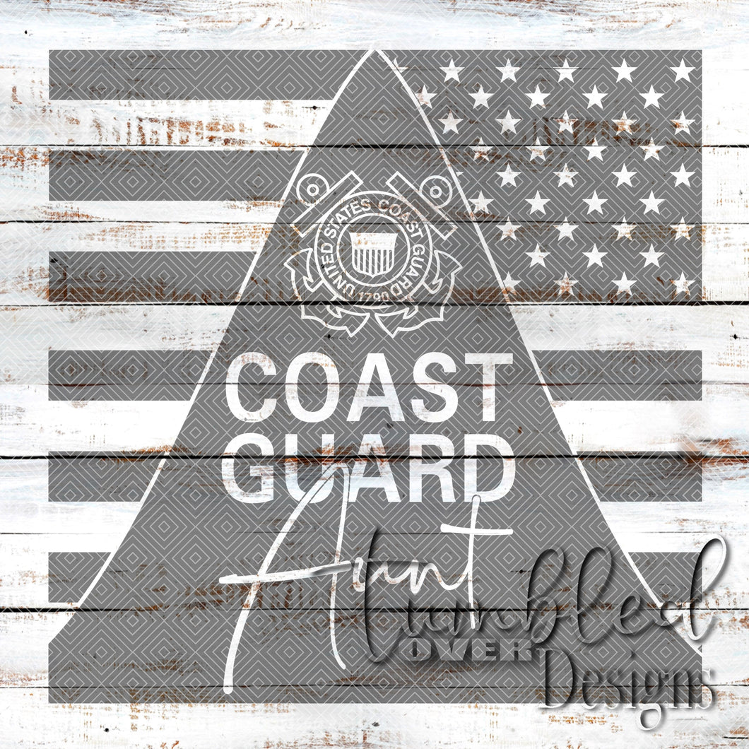 Seamless Coast Guard Aunt Png Wrap