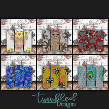Load image into Gallery viewer, SS16 and SS6 Rhinestone Templates Animal Bundle 20 ounce Skinny Straight
