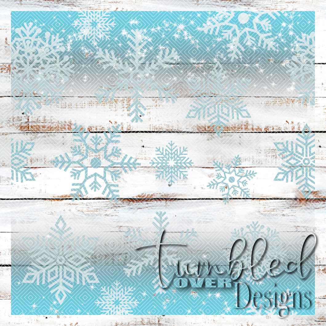 Colored Snowflakes Png Wrap