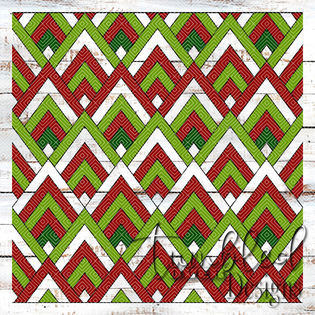 Colored Christmas Triangled Png Wrap
