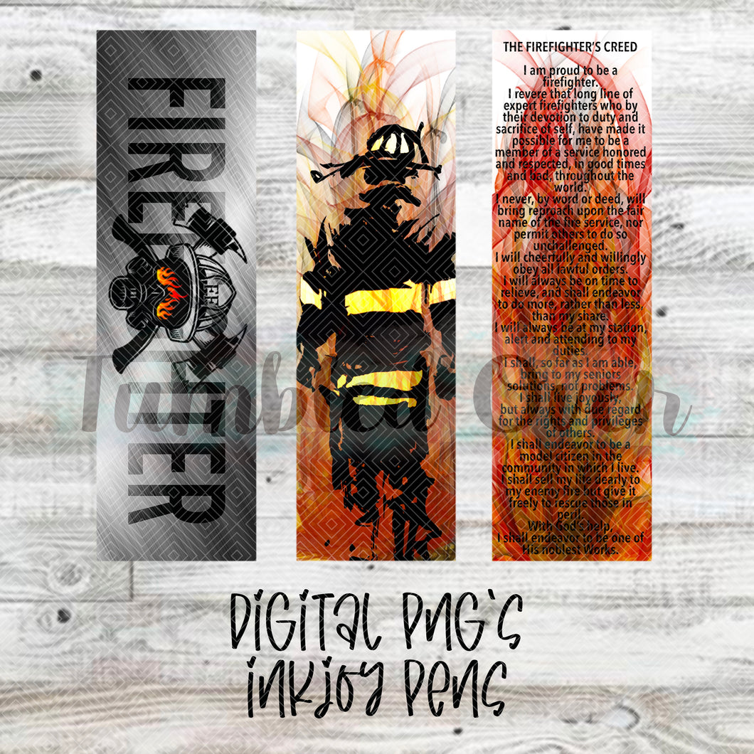 Firefighter Digital Pen Wraps