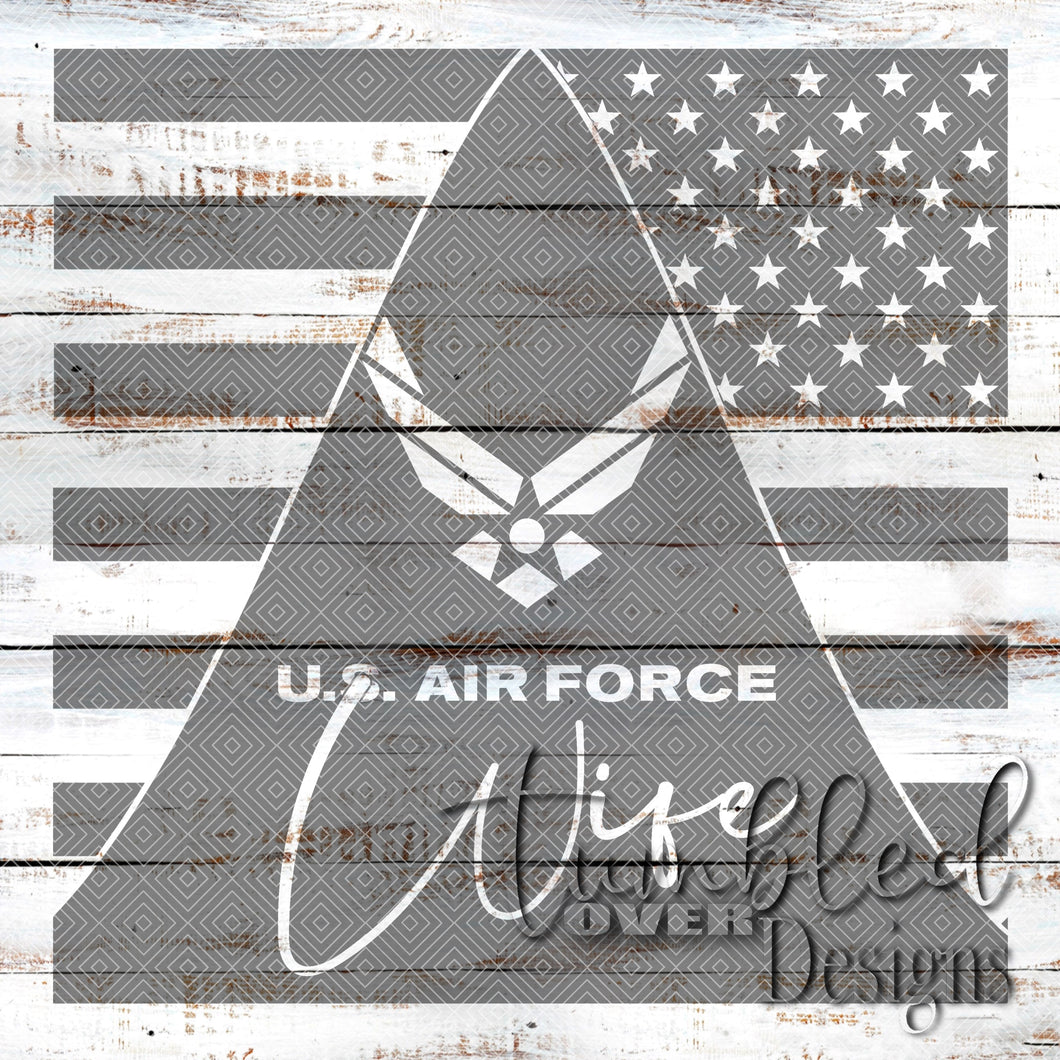 Seamless Air Force Wife Png Wrap