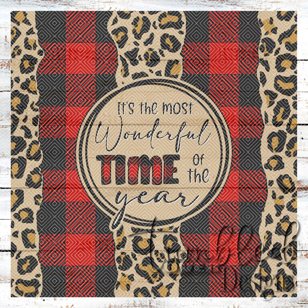 Colored Most Wonderful Time of the Year Png Wrap