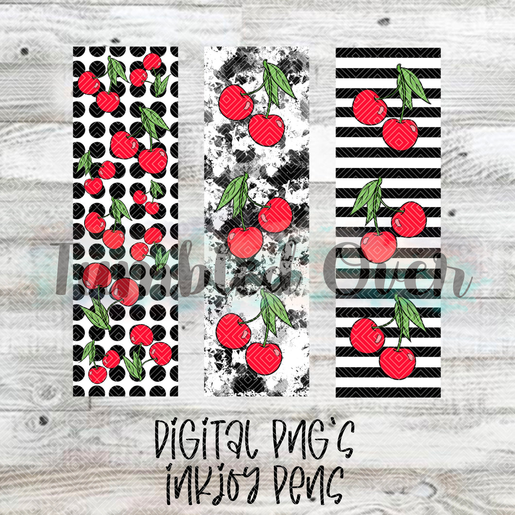 Cherries Digital Pen Wraps