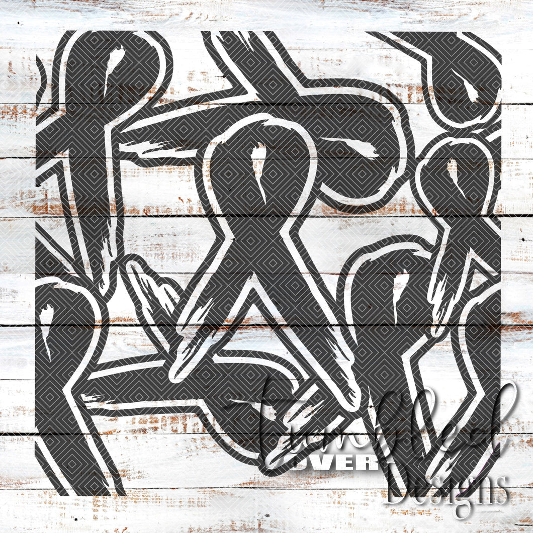 Seamless Awareness Ribbon Png Wrap