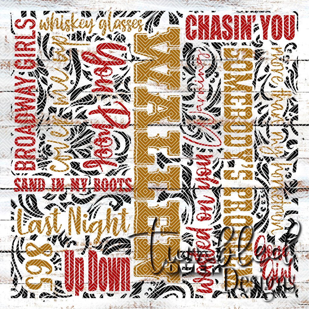 Colored Morgan Wallen Png Wrap