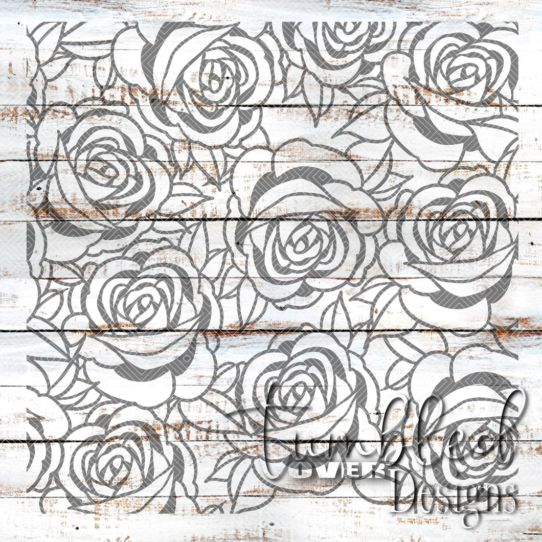 Seamless Roses Png Wrap