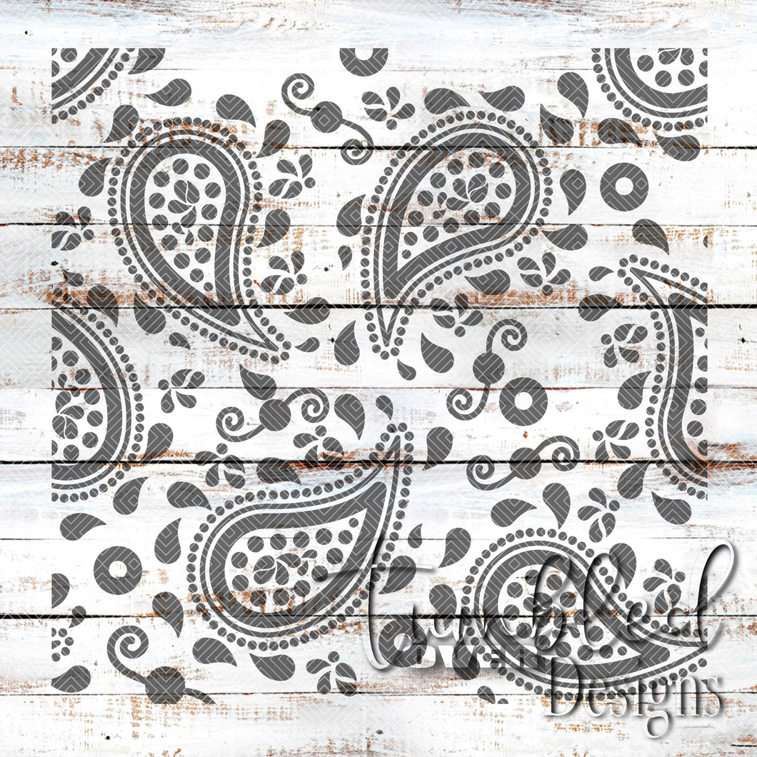 Seamless Paisley Png Wrap