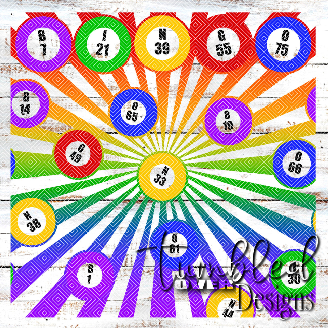 Colored Bingo Png Wrap
