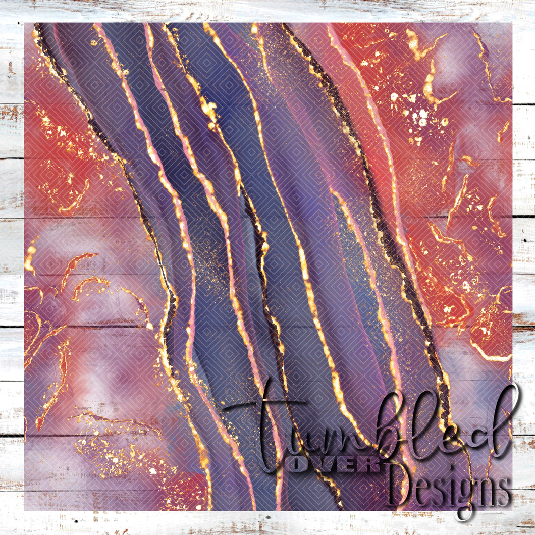 Colored Alcohol Ink Gold Leaf 2 Png Wrap