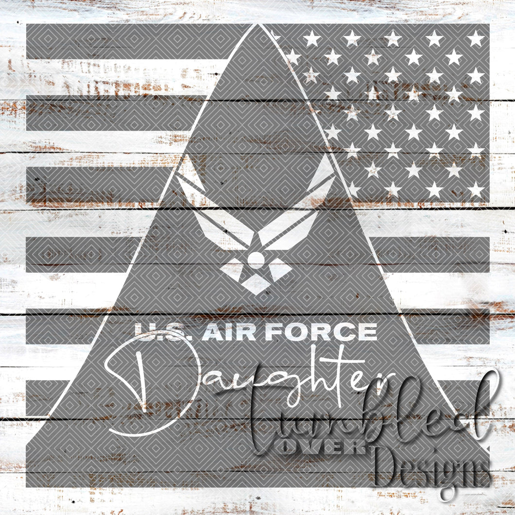 Seamless Air Force Daughter Png Wrap