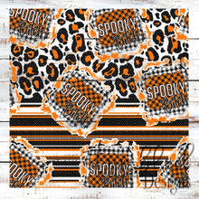 Load image into Gallery viewer, Colored Halloween Spooky Bitch Seamless Set and Single Png Wraps
