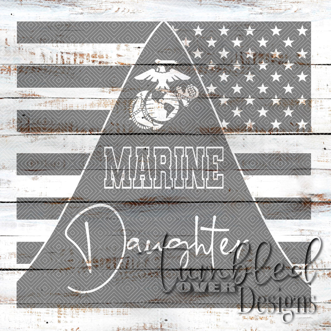 Seamless Marine Daughter Png Wrap