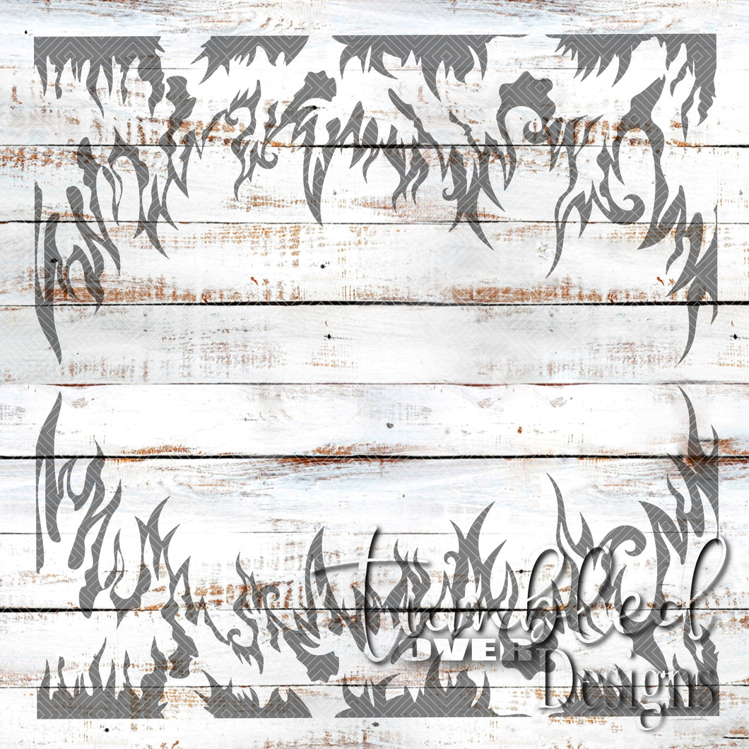 Seamless Flames Png Wrap