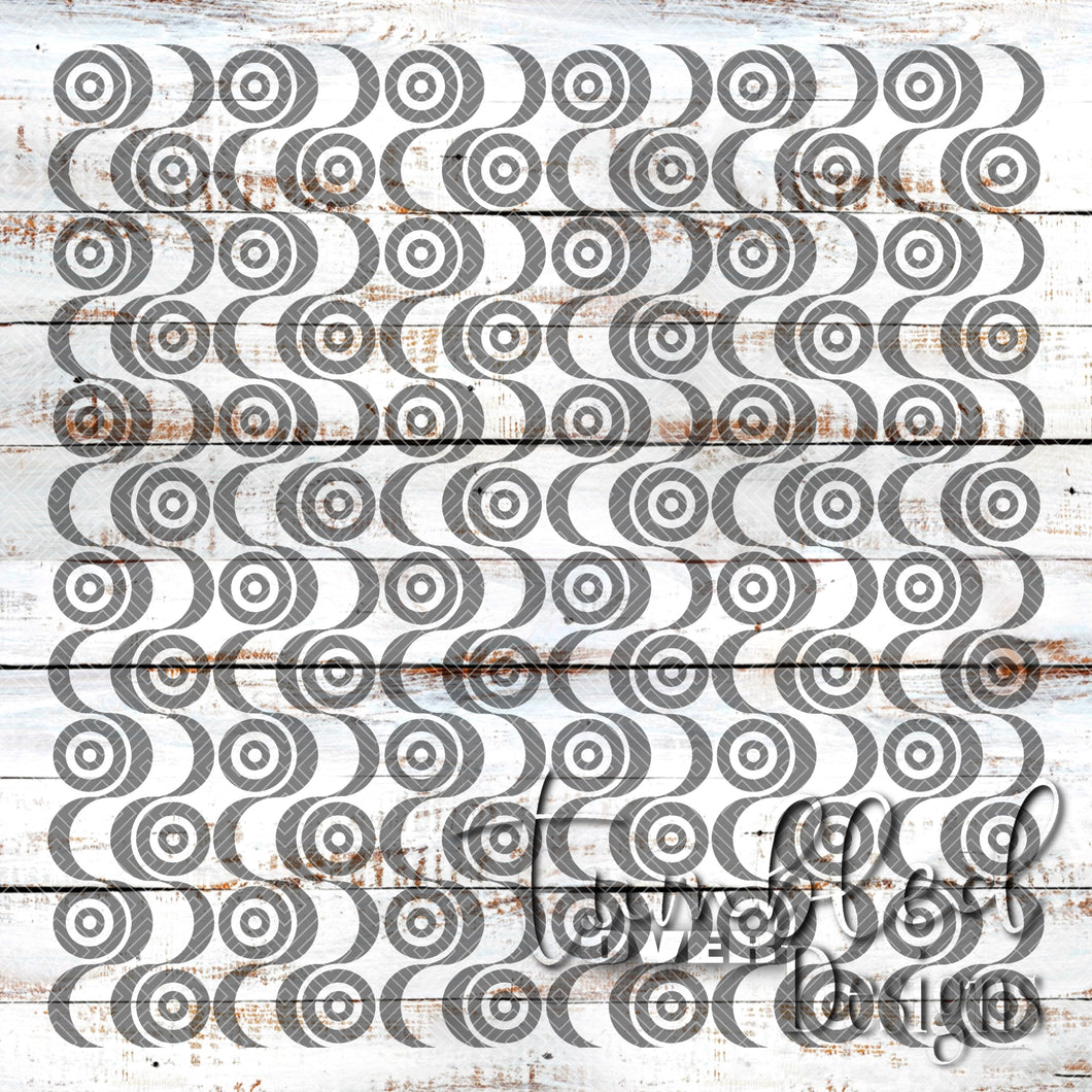 Seamless Retro Swirls Png Wrap