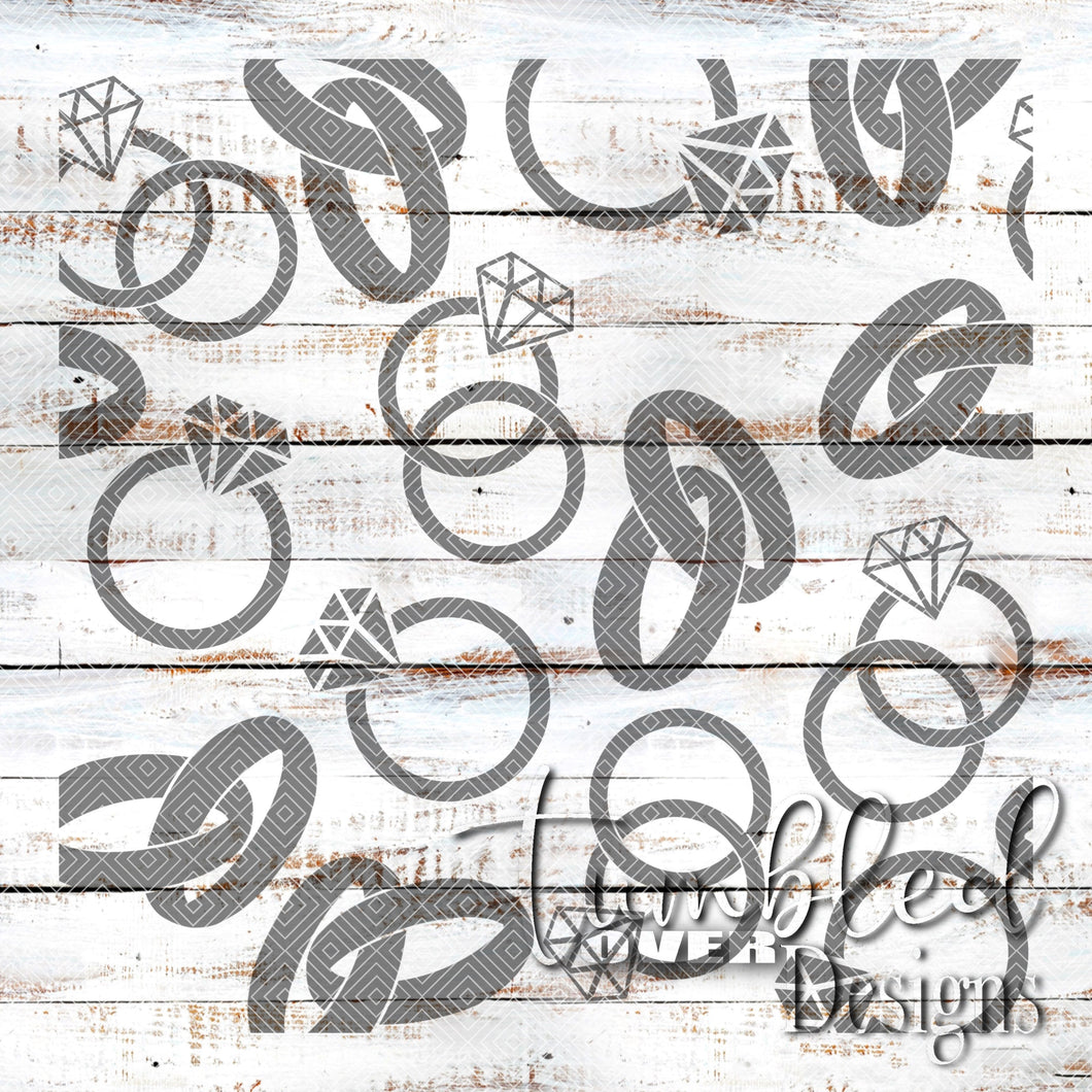 Seamless Wedding Rings Png Wrap