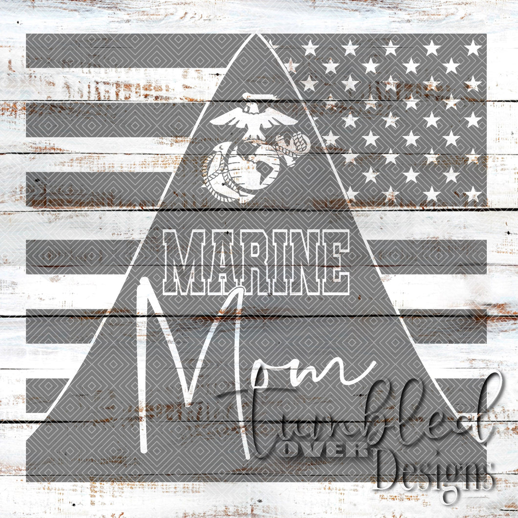 Seamless Marine Mom Png Wrap