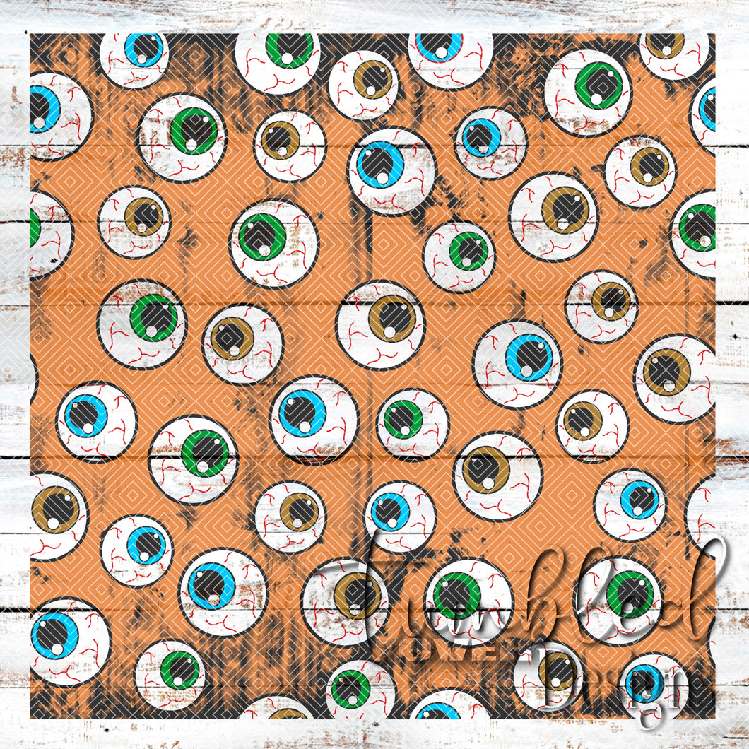 Colored Seamless Eyeballs Png Wrap