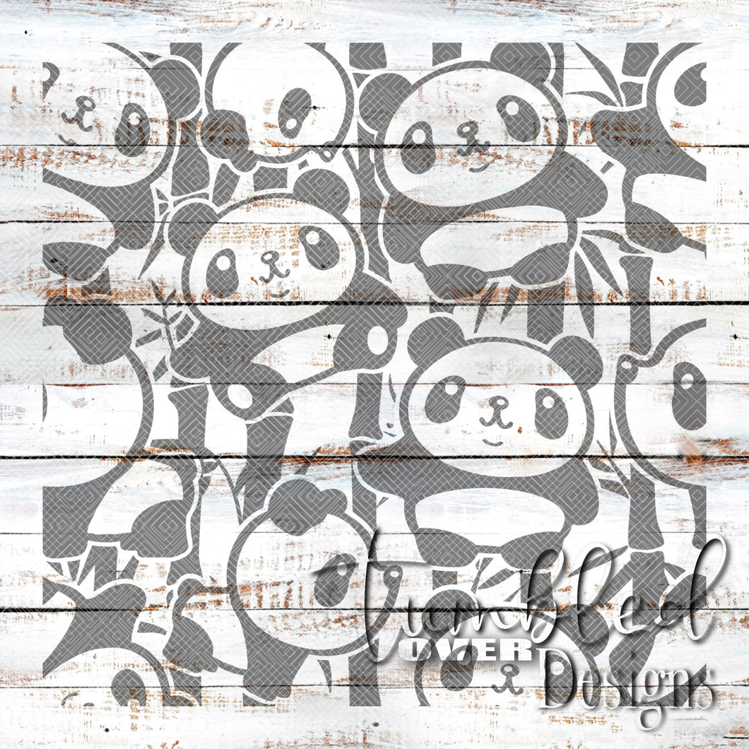 Seamless Pandas Png Wrap