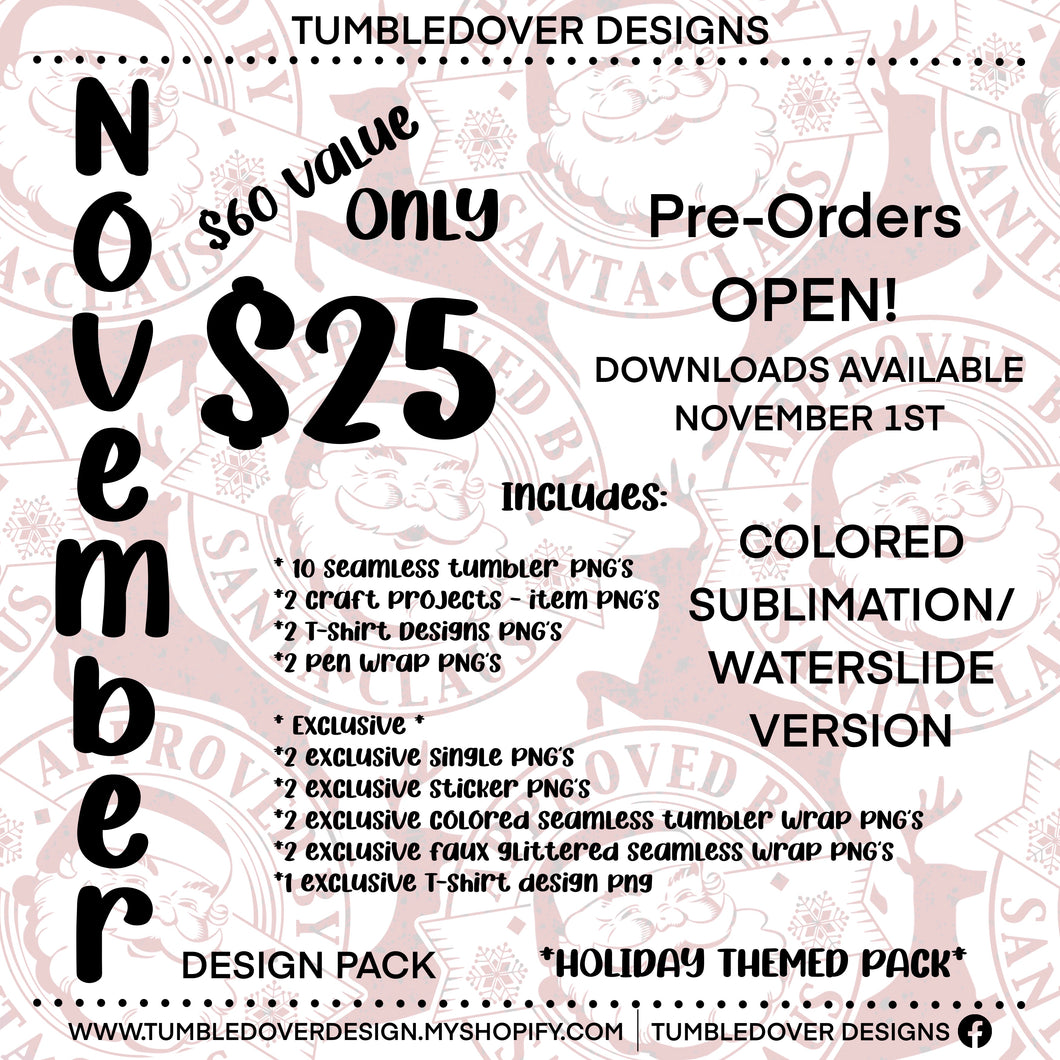 November Design Pack Colored Version