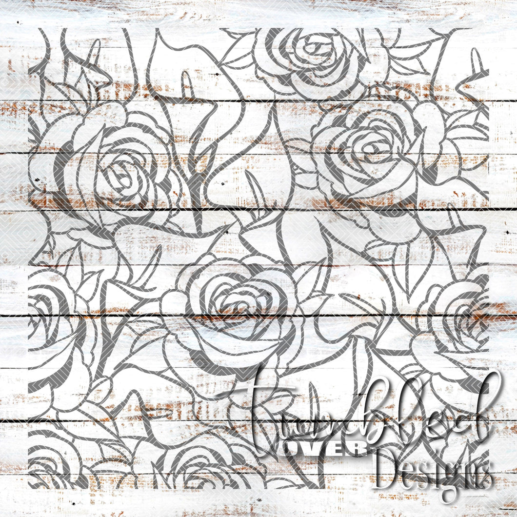 Seamless Calla Lily Roses Png Wrap