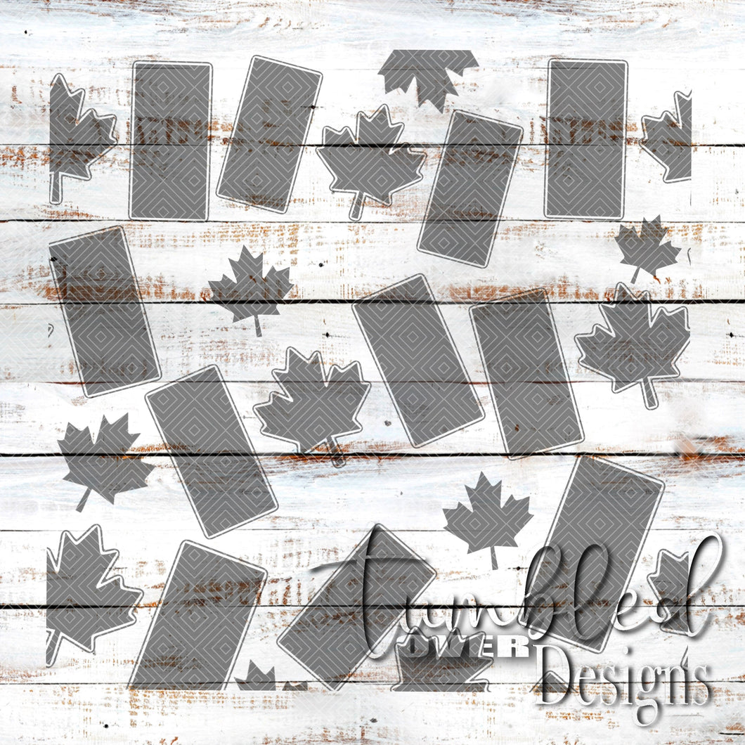 Seamless Canada Flag Png Wrap