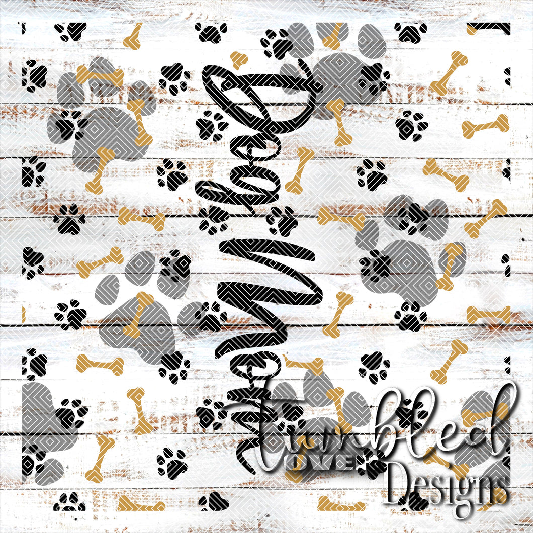 Colored Dog Mom Png Wrap